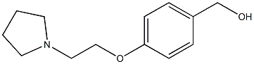 {4-[2-(pyrrolidin-1-yl)ethoxy]phenyl}methanol Struktur