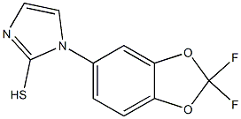 1-(2,2-difluoro-2H-1,3-benzodioxol-5-yl)-1H-imidazole-2-thiol Struktur