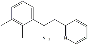 1-(2,3-dimethylphenyl)-2-(pyridin-2-yl)ethan-1-amine Struktur