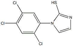 1-(2,4,5-trichlorophenyl)-1H-imidazole-2-thiol Struktur