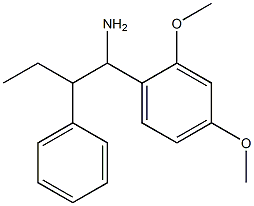 1-(2,4-dimethoxyphenyl)-2-phenylbutan-1-amine Struktur