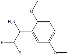 1-(2,5-dimethoxyphenyl)-2,2-difluoroethan-1-amine Struktur