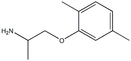 1-(2,5-dimethylphenoxy)propan-2-amine Struktur