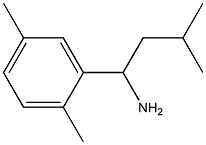 1-(2,5-dimethylphenyl)-3-methylbutan-1-amine Struktur