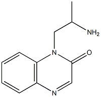 1-(2-aminopropyl)-1,2-dihydroquinoxalin-2-one Struktur