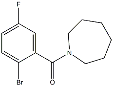 1-(2-bromo-5-fluorobenzoyl)azepane Struktur