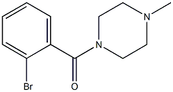 1-(2-bromobenzoyl)-4-methylpiperazine Struktur