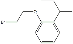 1-(2-bromoethoxy)-2-sec-butylbenzene Struktur