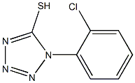 1-(2-chlorophenyl)-1H-1,2,3,4-tetrazole-5-thiol Struktur