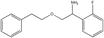 1-(2-fluorophenyl)-2-(2-phenylethoxy)ethan-1-amine Struktur