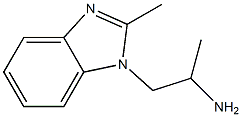 1-(2-methyl-1H-1,3-benzodiazol-1-yl)propan-2-amine Struktur