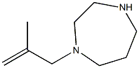 1-(2-methylprop-2-enyl)-1,4-diazepane Struktur