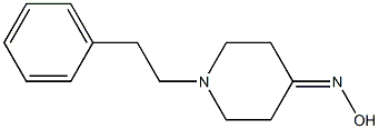 1-(2-phenylethyl)piperidin-4-one oxime Struktur