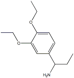 1-(3,4-diethoxyphenyl)propan-1-amine Struktur