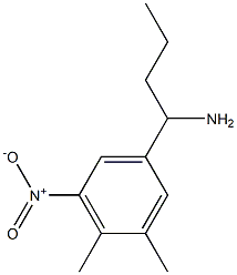 1-(3,4-dimethyl-5-nitrophenyl)butan-1-amine Struktur