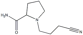 1-(3-cyanopropyl)pyrrolidine-2-carboxamide Struktur