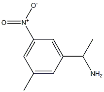 1-(3-methyl-5-nitrophenyl)ethan-1-amine Struktur