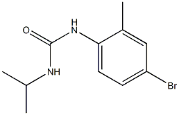 1-(4-bromo-2-methylphenyl)-3-propan-2-ylurea Struktur