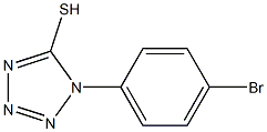 1-(4-bromophenyl)-1H-1,2,3,4-tetrazole-5-thiol Struktur