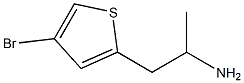 1-(4-bromothiophen-2-yl)propan-2-amine Struktur