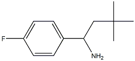 1-(4-fluorophenyl)-3,3-dimethylbutan-1-amine Struktur