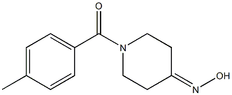 1-(4-methylbenzoyl)piperidin-4-one oxime Struktur