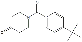 1-(4-tert-butylbenzoyl)piperidin-4-one Struktur