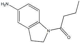 1-(5-amino-2,3-dihydro-1H-indol-1-yl)butan-1-one Struktur