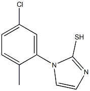 1-(5-chloro-2-methylphenyl)-1H-imidazole-2-thiol Struktur