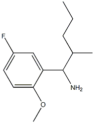 1-(5-fluoro-2-methoxyphenyl)-2-methylpentan-1-amine Struktur