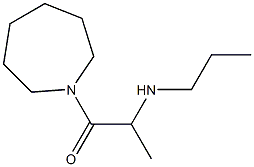 1-(azepan-1-yl)-2-(propylamino)propan-1-one Struktur