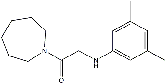 1-(azepan-1-yl)-2-[(3,5-dimethylphenyl)amino]ethan-1-one Struktur