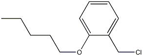 1-(chloromethyl)-2-(pentyloxy)benzene Struktur