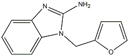 1-(furan-2-ylmethyl)-1H-1,3-benzodiazol-2-amine Struktur