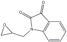 1-(oxiran-2-ylmethyl)-1H-indole-2,3-dione Struktur