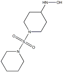 1-(piperidine-1-sulfonyl)piperidine-4-hydroxylamine Struktur