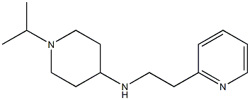 1-(propan-2-yl)-N-[2-(pyridin-2-yl)ethyl]piperidin-4-amine Struktur