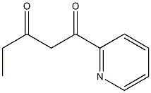 1-(pyridin-2-yl)pentane-1,3-dione Struktur