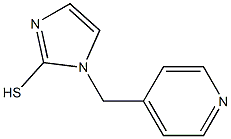 1-(pyridin-4-ylmethyl)-1H-imidazole-2-thiol Struktur