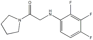 1-(pyrrolidin-1-yl)-2-[(2,3,4-trifluorophenyl)amino]ethan-1-one Struktur