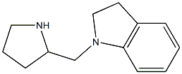 1-(pyrrolidin-2-ylmethyl)-2,3-dihydro-1H-indole Struktur