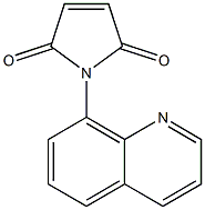 1-(quinolin-8-yl)-2,5-dihydro-1H-pyrrole-2,5-dione Struktur