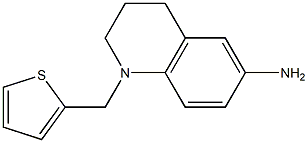 1-(thiophen-2-ylmethyl)-1,2,3,4-tetrahydroquinolin-6-amine Struktur