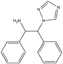 1,2-diphenyl-2-(1H-1,2,4-triazol-1-yl)ethan-1-amine Struktur