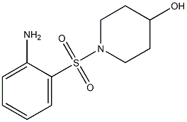 1-[(2-aminophenyl)sulfonyl]piperidin-4-ol Struktur