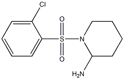 1-[(2-chlorobenzene)sulfonyl]piperidin-2-amine Struktur