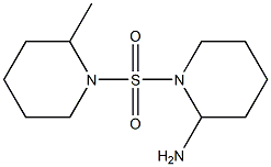 1-[(2-methylpiperidine-1-)sulfonyl]piperidin-2-amine Struktur