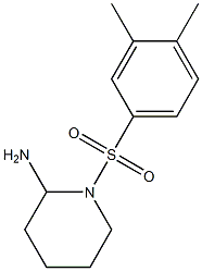 1-[(3,4-dimethylbenzene)sulfonyl]piperidin-2-amine Struktur