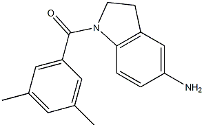 1-[(3,5-dimethylphenyl)carbonyl]-2,3-dihydro-1H-indol-5-amine Struktur