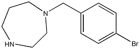 1-[(4-bromophenyl)methyl]-1,4-diazepane Struktur